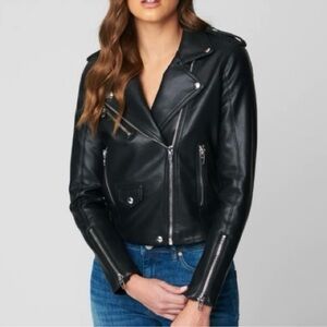 Blank NYC • For The Night Vegan Leather Jacket in Black